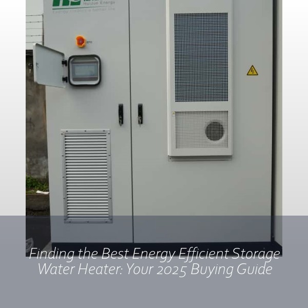 Finding the Best Energy Efficient Storage Water Heater: Your 2025 Buying Guide